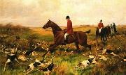 unknow artist Classical hunting fox, Equestrian and Beautiful Horses, 111. oil painting picture wholesale